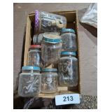 Jars w/ Bolts, Nails, Other