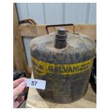 Eagle Galvanized Metal Can