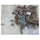 Chain w/ (2) Hooks & Chain Pieces