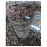 Partial Roll of Woven Wire Fence