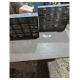 (2) Small Plastic Organizer w/ Contents