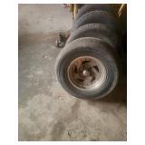 Set of 15" Aluminum Tires & Rims (Eagle)