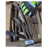 Files, Putty Knives. Chisel, Hammer