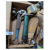 Grease Gun, Hammer, 2" Draw Hitch & Drill Bits