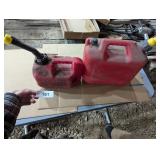 (2) Plastic Gas Jugs