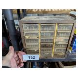 Metal & Plastic Organizer w/ Contents