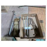 Small Pipe Wrench, Ratchet, Hex Keys, Extensions