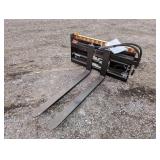 Skid Steer Pallet Fork Hyd Adjustable