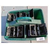 Plastic Organizer with Sawhorse Brackets - 4 each