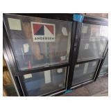 Anderson Black Double Window - ~72w x 59.5t
