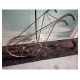 Vintage hand Push Garden Plow