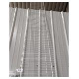 12ft x 12in White Wire Shelving