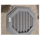 22" Octagon Blue Vent