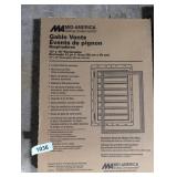 12" x 18" Mid America Rectangular Gable Vent -