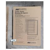 12" x 18" Mid America Rectangular Gable Vent -