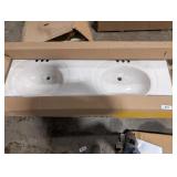 Double Vanity - ~22" x 61"