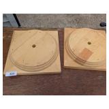 (2) Wood Column Bases