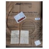 22" Octagon Wood Color Vent