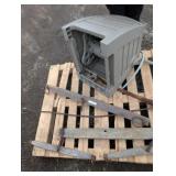 Pallet w/ Garden Hose Holder, Single Tree &