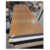 (1) Wooden Folding Table - First Come First Serve