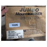 (10) Mid America Jumbo Mount Boxes - Ivory - NIB