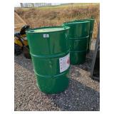 (3) Green 55 Gallon Barrels