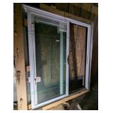 Sliding Patio Silver Line 6ft Door w/ Blinds