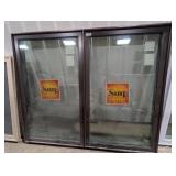 Aluminum Trim Double Crank-Out Window -~6ft x 5ft