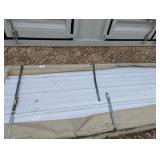 Stack of Tin - white, 36" w x 10ft l