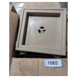 (10) Recep Mount Square Boxes - Briarwood