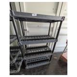 Plastic Shelf - 4 shelves