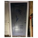 Left Hand 36" Exterior Fiberglass Door