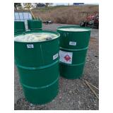 (2) Green 55 Gallon Barrels