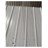 12ft x 12in White Wire Shelving