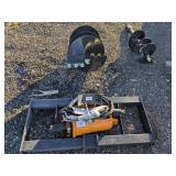 Wolverine(3) Pcs  Skid Steer Auger Drive & Bit