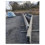 (12) Wood Roof Trusses