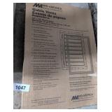 12" x 18" Mid America Rectangular Gable Vent -