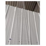 12ft x 12in White Wire Shelving