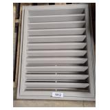 18" x 24" Rectangular Gray Vent