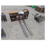 Wolverine Skid Steer Palllet Fork-Hyd Adjustable