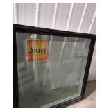 Black Window w/ Aluminum Trim - ~48w x 48t