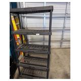 5-Tier Plastic Shelf