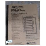 12" x 18" Mid America Rectangular Gable Vent -