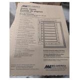 12"x18" Mid America Rectangular Gable Vent -