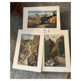Nature Scene Lithographs