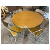 Samsonite 39" Round Card Table w/