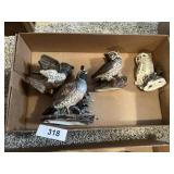 (3) Homco & (1) Enesco Figurines