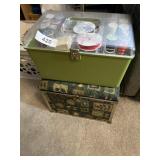 (2) Sewing Baskets w/ Contents