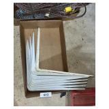 (8) 11-3/4" x 13-5/8" Metal Shelf Brackets