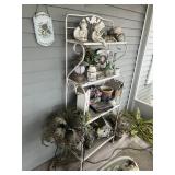 Plant Stand w/ Contents